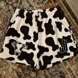 Cow Print Lacrosse Shorts